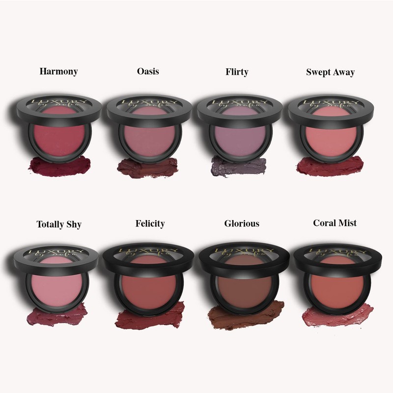 All Natural Cream Blush for Lip & Cheek Makeup Contouring,