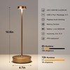 SAKRINGT Cordless Rechargeable Table Lamp, 72H Long Lasting Battery Operated