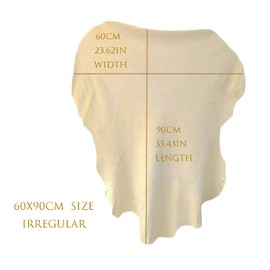 60 x 90 cm - Natural Deerskin Cleaning Cloth, 1 Car Deer Leather Towel, Super Absorbent and Quick-Drying Car Leather Cloth