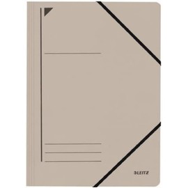 Leitz Elasticated Folder A4 Filling capacity: 300 sheets, mainly Cardboard-Grey