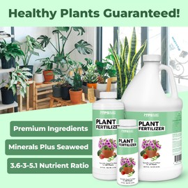 Plant Fertilizer for All Plants, Promotes Vibrant Growth, 8 oz (250mL)