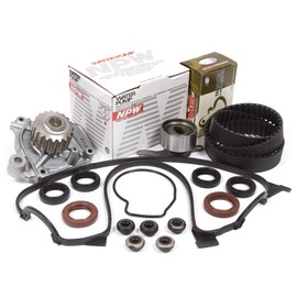 Domestic Gaskets DG-0664433997 Timing Belt NPW Water Pump Valve Cover Compatible With/Replacement For 92-95 Honda Civic De Sol SOHC D16Z6