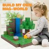 Ejo World 128-Piece Premium Magnetic Building Blocks - Waterfall Adventure