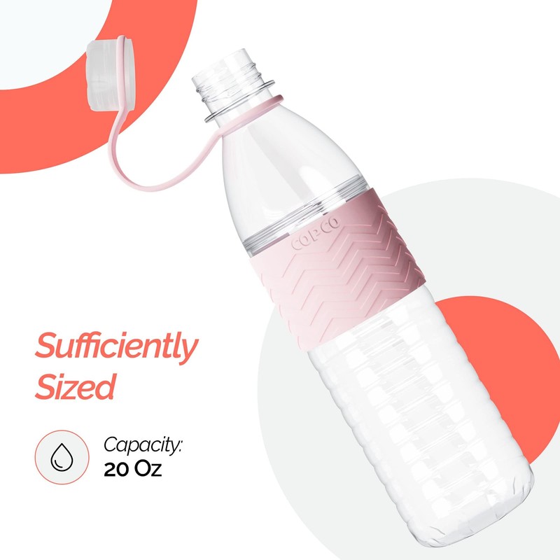 Copco Hydra 20 oz Tritan Water Bottle with Leak-Proof Lid