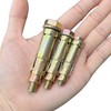 12-Piece Heavy Duty Expansion Bolts, Zinc-Plated Wall Anchor Bolt