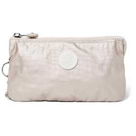Kipling CREATIVITY L Large Purse, Pouches, Cases, Metallic Glow (Silver)