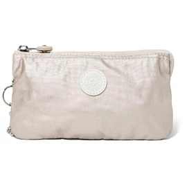 Kipling CREATIVITY L Large Purse, Pouches, Cases, Metallic Glow (Silver)