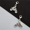 2pcs Cute 3D Mini Dirt Bike Clip on Charm, Motorcycle
