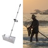 Qianly Sand Rake Scooper Convenient Carbon Steel Premium Long Handle