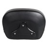 Unbranded Black Sissy Bar Passenger Backrest Pad Bracket For Harley