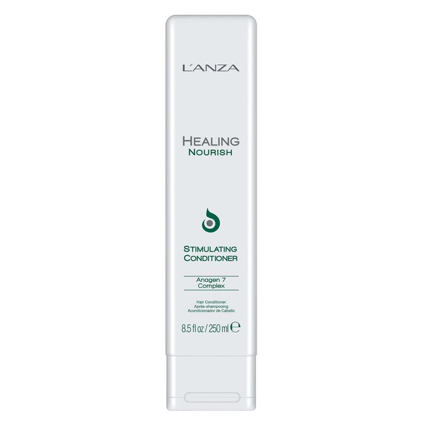 L'ANZA Heilung Nähren Stimulierender Conditioner (250 ml), Fördert Gesundes Haarwachstum, Beseitigt Abgestorbene Hautzellen, Talg, Rückstände und DHT, für Gesundes Haar & Kopfhaut, Haar Pflegespülung