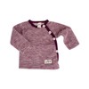 Lilano, Baby Wrap Jumper, 100% Wool Terry Fleece (kbT), Berry