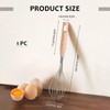 Professional Stainless Steel Whisk with Wooden Handle, Large Long 26