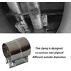 Exhaust Clamps Band Clamp 2.5" Lap Joint - Stainless Steel