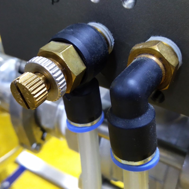 sourcing map 3pcs Air Flow Control Valve 6mm Tube OD