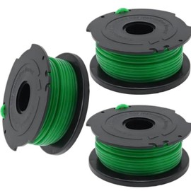 Txdzking 3 Pcs A6482 Trimmer Spool Lines Compatible with Black and Decker GL7033 GL8033 GL9035, 6m x 2mm Replacement Standard Autofeed Spool Wire