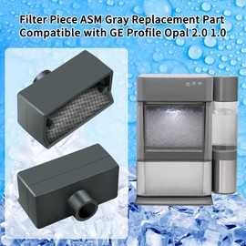 Newly Upgraded Vsttar Filter Piece ASM Gray Replacement Part Compatible with GE Profile Opal 1.0 OPAL01GENSS,OPAL01GENKT,2.0 (24-LB) XPIO23SCSS,XPIO23BCBT,XPIO13BCBT,XPIOX3BCBT,XPIOX3SCSS,XPIO13SCSS