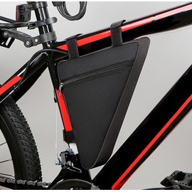 Sooiiyu Bicycle Triangle Bag, Frame Bag Triangle Bag, Bike Frame Storage Bag, Bicycle Cycling Storage Triangle,Riding Accessories, for Mountain Road Bike Trip
