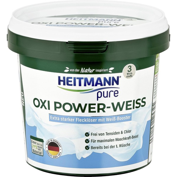 HEITMANN pure Oxi Power White | For Bright White Laundry