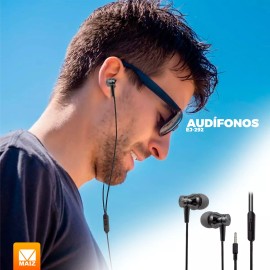 Maíz Audifonos Manos Libres Alambricos Jack 3.5mm In-ear Pc