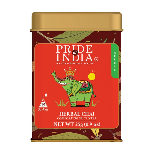 Pride Of India Herbal Tulsi Chai Tee Taschen- 2 Stück