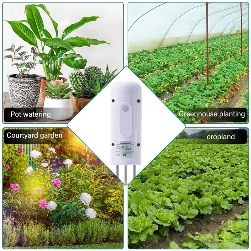 Soil Moisture Meter IP67 Waterproof Sensitive ABS Housing Stainless Steel