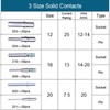 180 Pcs for Deutsch Connector Pins and Sockets Solid Contacts