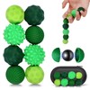 8 Stück Magnetische Fidget Toys, Magnetkugeln Stressball, Silikon Sensorik Spielzeug,