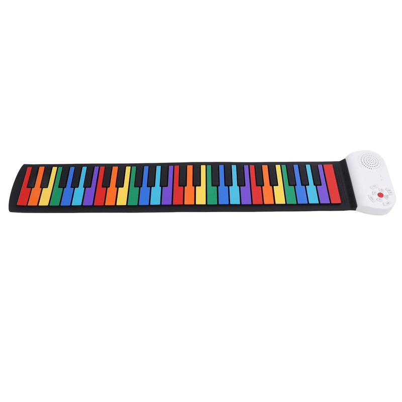 49 Keys Roll Up Piano Toy Realistic Sound Rechargeable Electric