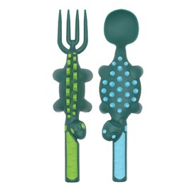Constructive Eating - Toddler Utensils Made in USA - Silverware for Toddlers - Utensils for Kids - Constructive Eating Utensil Set