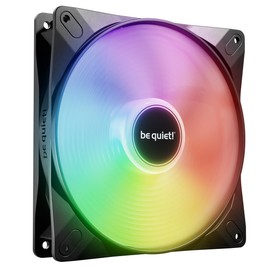 be quiet! Light Wings LX 140 mm PWM High-Speed Fan, Illuminated Hub and Frosted Fan Blades, Many Colours and Effects, ARGB Cable with Option for Series Connection