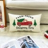 Ogiselestyle Christmas Trees Throw Pillow Cover 12 x 20 Inch