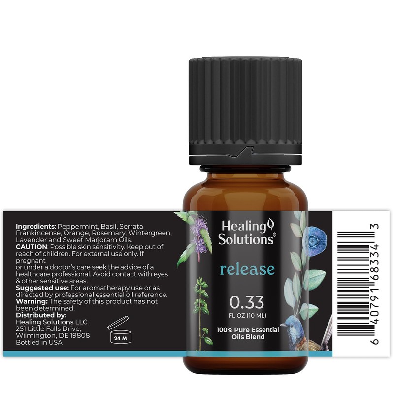Healing Solutions Release Blend Essential Oil - 0.33 Fluid Ounces