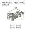 Zenker 10er Ausstecher-Set, Ausstecher mit unterschiedlichen Weihnachtsmotiven, Set für Kekse