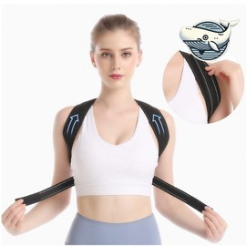 posture band shoulder comfortable stretch recovery black
