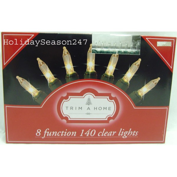 Trim A Home 140 Motion Chaser Light String Clear Bulb