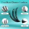 GEMERRY DIY Cluster Eyelash Extensions Kit with Lash Bond and
