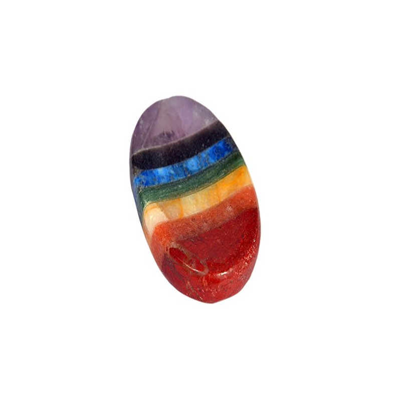 Wholesale Gem Shop 7 Chakra Bonded Worry Stone