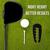 Adjustable Golf Tee Height Tool Accessory Portable Exercise Practical Precision