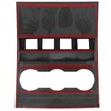 Armrest Box Rear Air Vent Trim Anti Kick Cover Carbon