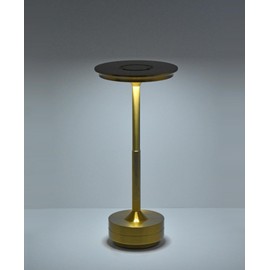 Portable LED Table Lamp - Modern Touch-Control Lighting with 3 Color Modes - Rechargeable LED Lamp for Home, Office, or Outdoor Dinner - Sleek Table Light with USB Charging, 5200mAh Battery- Pack of 1