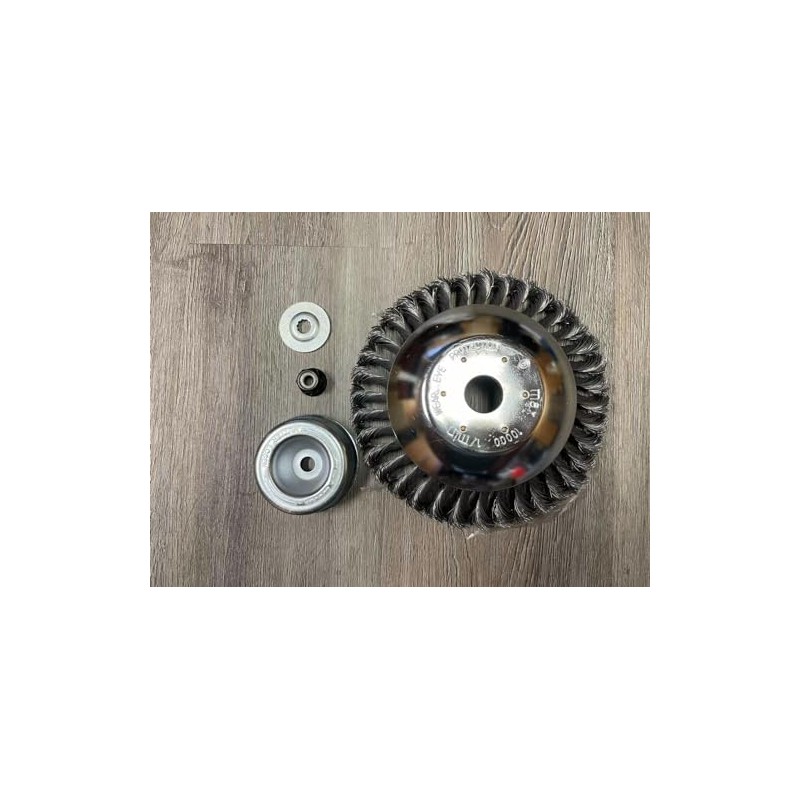 INGQI 8 inch Steel Wire Wheel Brush Cutter Weed Eater