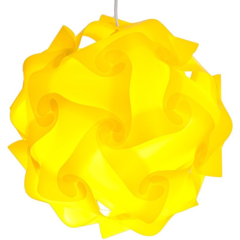 (40 centimeters, Yellow) - Lightingsky Ceiling Pendant DIY IQ Jigsaw