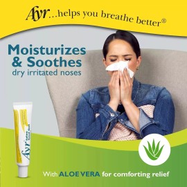 Ayr Saline Nasal Gel, With Soothing Aloe, 0.5 Ounce Tube (Pack of 1)