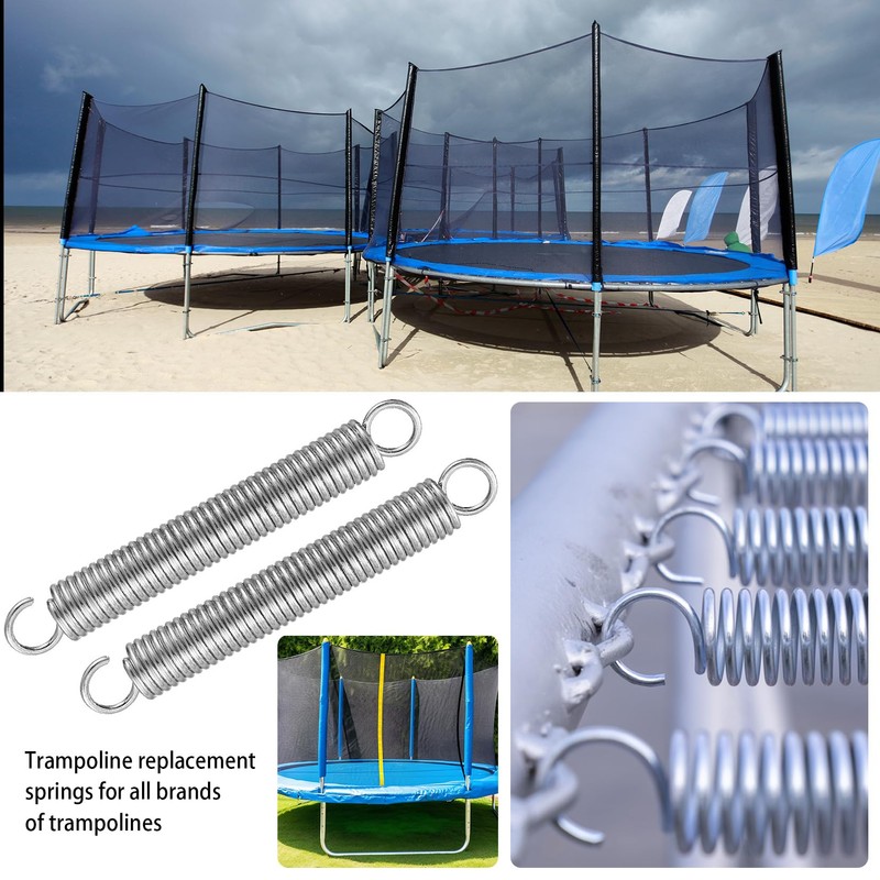 2 Pcs 150mm Extended Compressed Springs, Extension Springs, Dual Hook