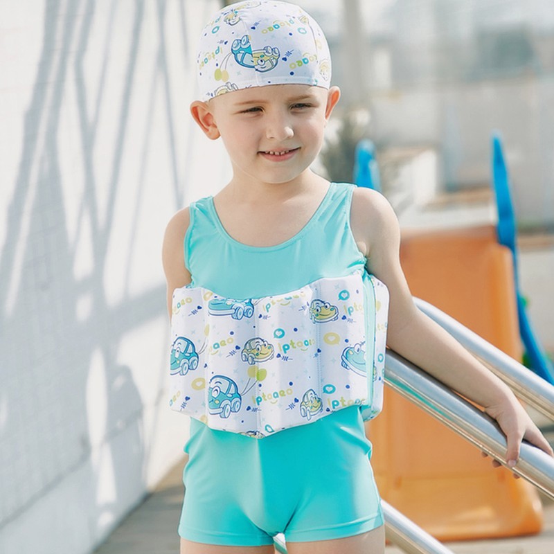 Children One Pieces Buoyancy Swimming Swimwear Swimsuit Accessory for Kid(NTL001-2
