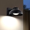 SendaLife Black Exterior Light Fixtures, 2 Pack Dusk to Dawn