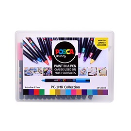 Posca 153544867 0.7mm Ultra-fine Tip Waterbased Paint Marker - Assorted