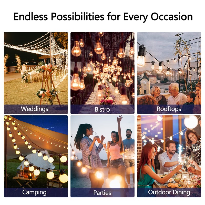 Stright Solar Powered String Light 100FT with Remote Control 8