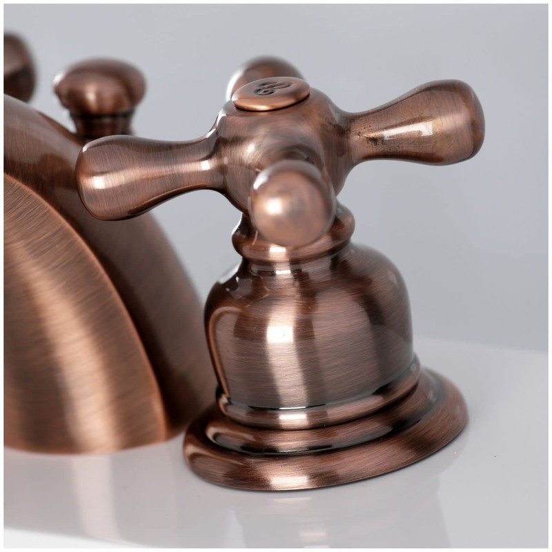 Kingston Brass KB945AX Victorian Mini Widespread Lavatory Faucet with Metal